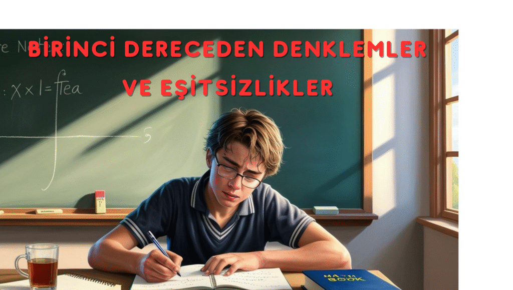 BİRİNCİ DERECEDEN DENKLEMLER VE EŞİTSİZLİKLER
