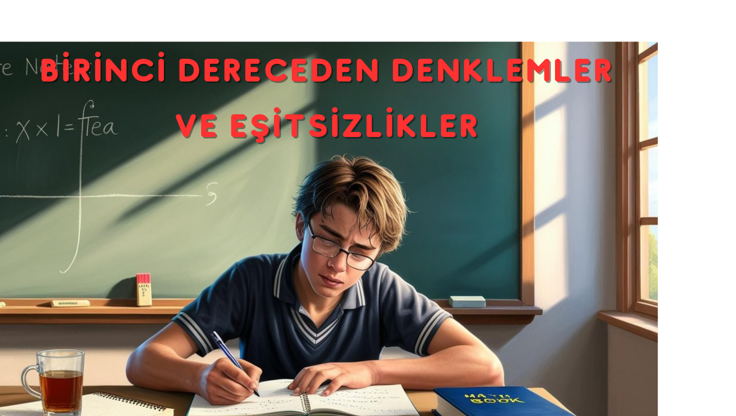 BİRİNCİ DERECEDEN DENKLEMLER VE EŞİTSİZLİKLER