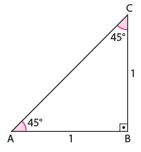 45° – 45° – 90° Dik Üçgeni
